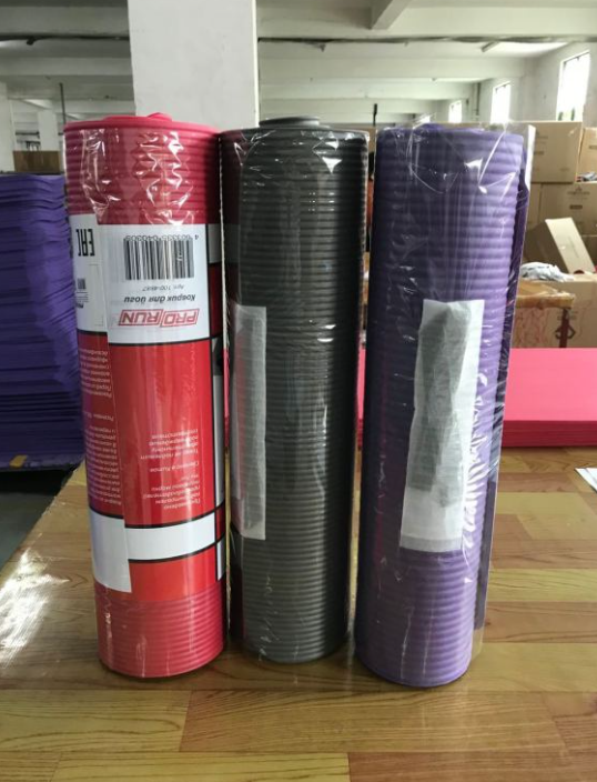 Striped Yoga Mat
