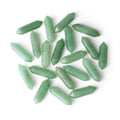 Green Aventurine Crystal Healing Crystals Aventurine Crystals Green Crystal Stones and Crystals Gemstone Polished Energy Reiki Healing Stone Crystal Wand Decor Gifts 10 Pcs