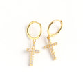 European And American Trendy Cross Ear Clips