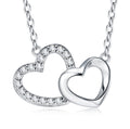 A Luxurious and Fashionable Minimalist Jewelry Pendant Necklace Featuring Top-quality Moissanite, Made Of S925 Silver Electroplated With Platinum.