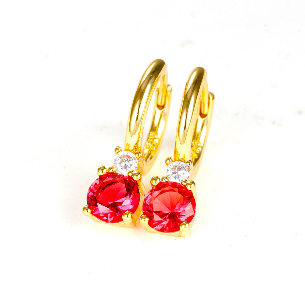 French-style Earrings Instagram-inspired Minimalist Niche Colorful
