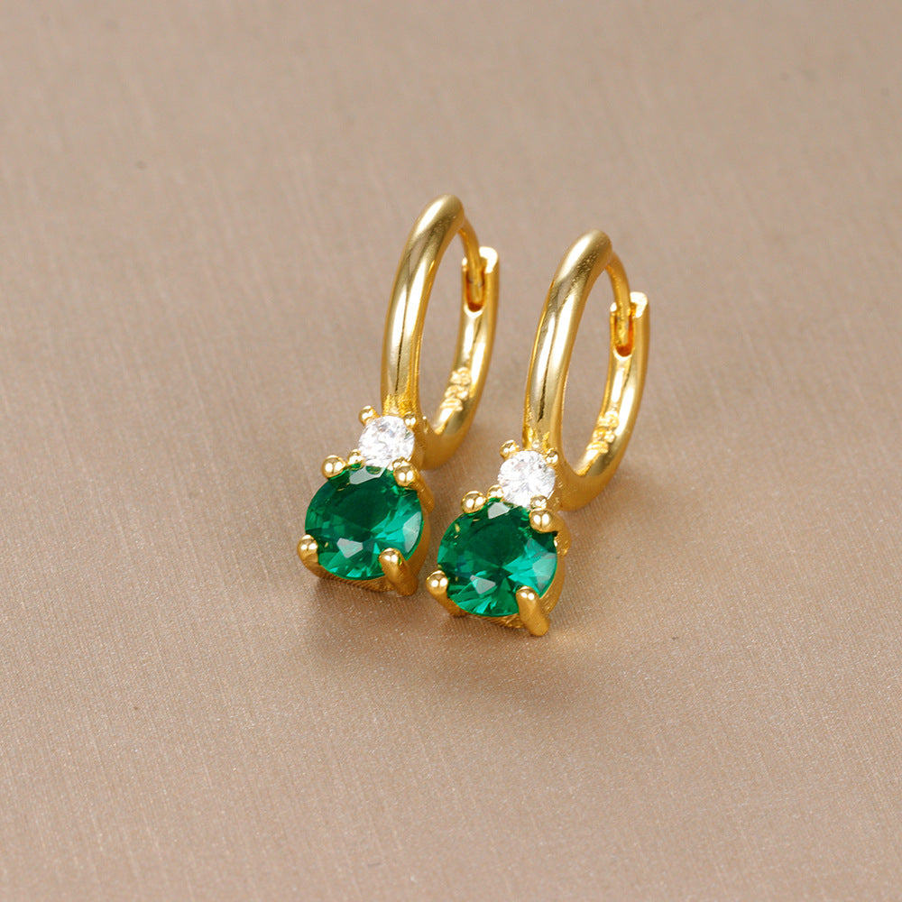 French-style Earrings Instagram-inspired Minimalist Niche Colorful