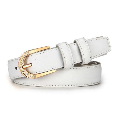Belt with Pin Buckle - Casual Versatile Leather Belt